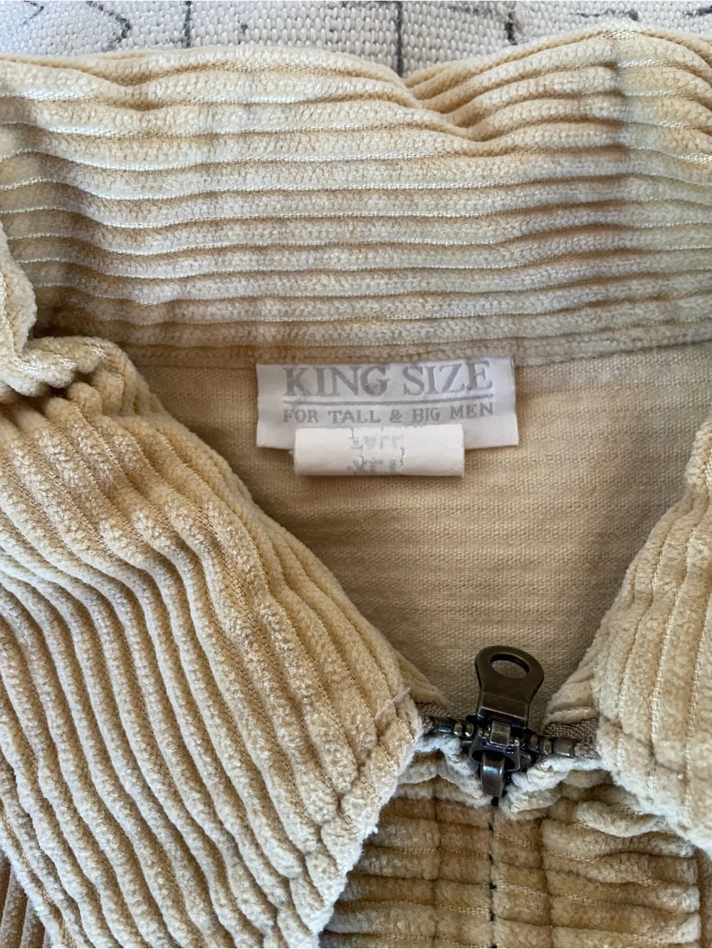 Vintage Corduroy Shirt Jacket in Camel